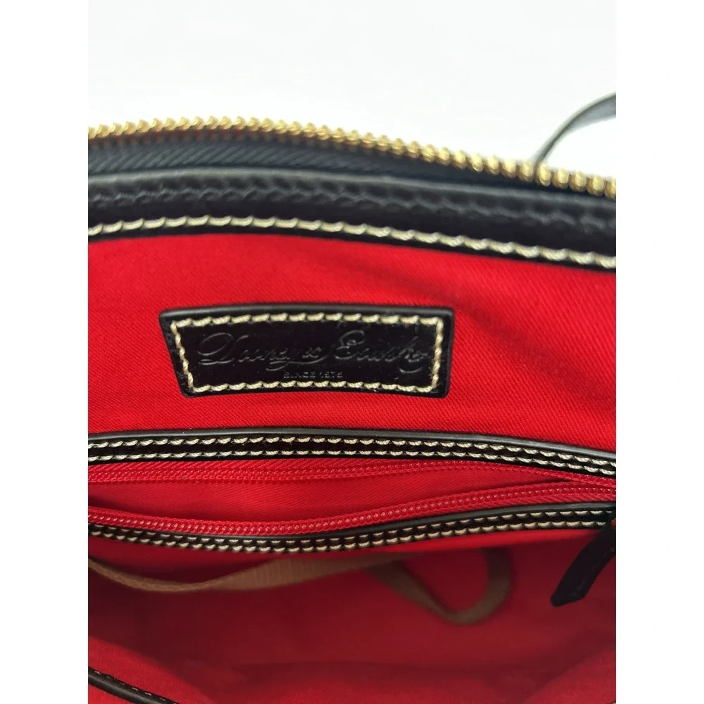 Dooney & Bourke Cameron Crossbody Black Pebbled Leather Bag R1075 BB
